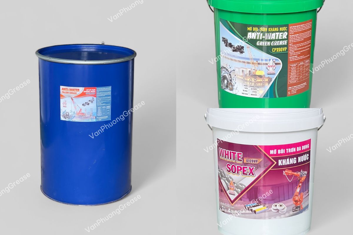 mỡ bò bôi trơn chịu nước Các loại mỡ bôi trơn kháng nước nổi bật từ Vân Phương Grease