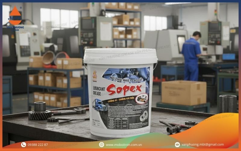 giá mỡ bôi trơn chịu nhiệt Mua mỡ bôi trơn chịu nhiệt giá tốt tại Vân Phương Grease